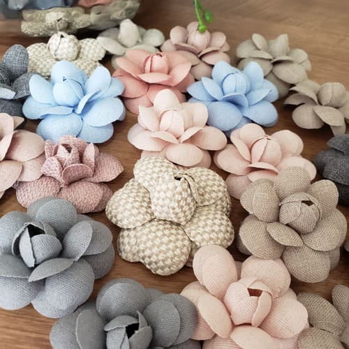 Curso de Camélias e Flores de Tecido